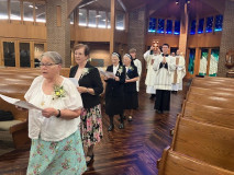 Procession-of-Women-Religious celebrating anniversaries