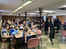 Guests of all ages filled our cafeteria