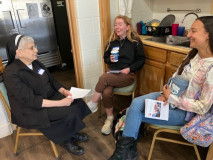 Franciscan-Sister-Jacqueline-and-Marquette-Diocese-Young-Women